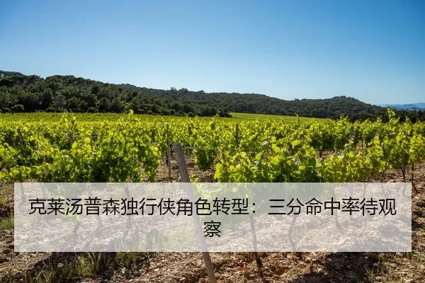 克莱汤普森独行侠角色转型：三分命中率待观察